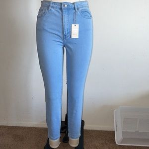 Skinny High Rise Jeans